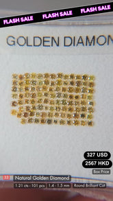 Natural Golden Diamond Deal (1.21 cts)